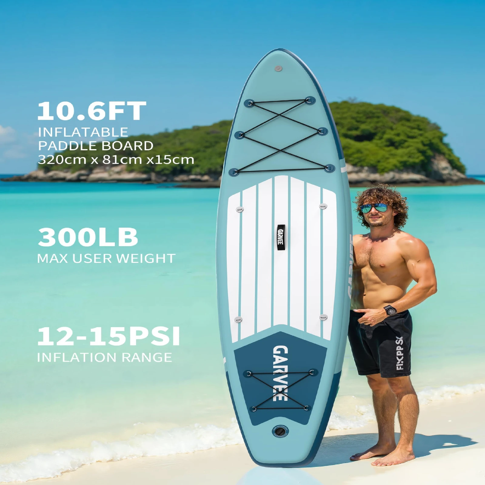 Inflatable Paddle Board,10.6/11FT Inflatable Stand Up Paddle Board with Premium SUP Paddleboard Accessories, Wide Stable Design, Non-Slip Comfort Deck for All Skill Level
Inflatable Paddle Board,10.6/11FT Inflatable Stand Up Paddle Board with Premium SUP Paddleboard Accessories, Wide Stable Design, Non-Slip Comfort Deck for All Skill Level