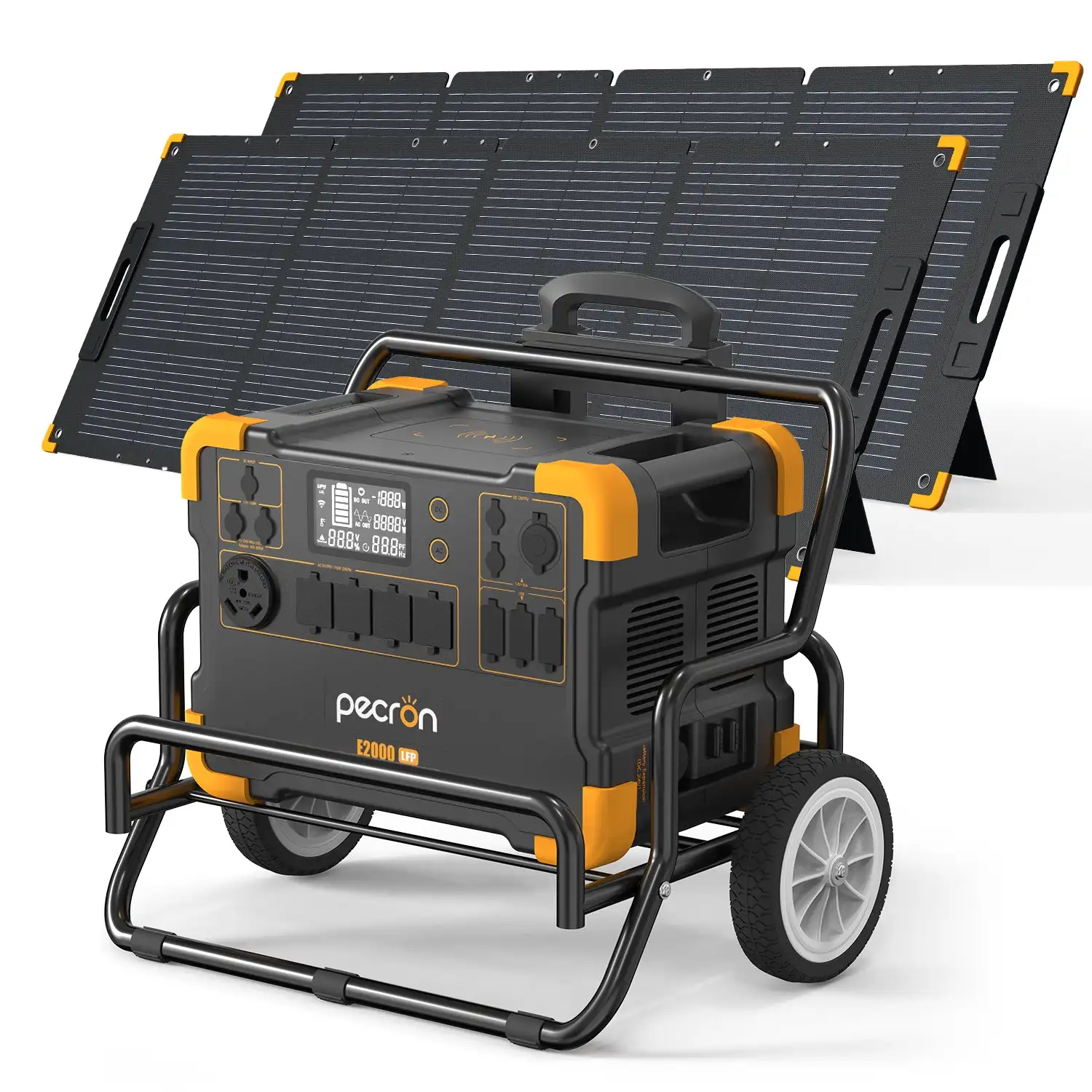 Солнечный генератор pecron E2000LFP с солнечными панелями 2x200 Вт, портативная электростанция 1920 Втч, расширяемая батарея LiFePO4 для кемпинга
Солнечный генератор pecron E2000LFP с солнечными панелями 2x200 Вт, портативная электростанция 1920 Втч, расширяемая батарея LiFePO4 для кемпинга