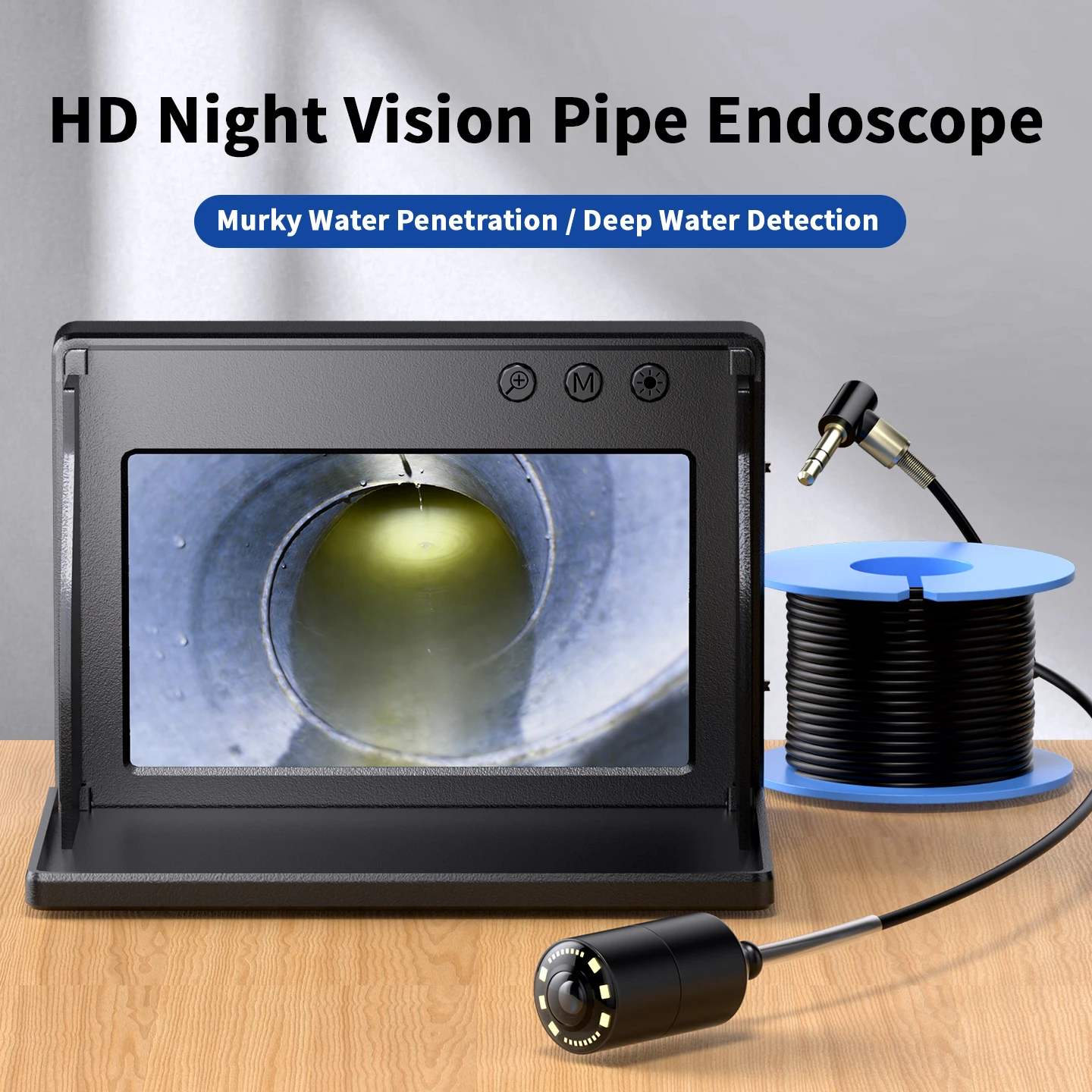 Industrial Endoscope Camera 4.3inch IPS Screen 8mm HD1080P IP67 Waterproof 8 LED Light Inspection Borescope for Pipe Car Repair
Industrial Endoscope Camera 4.3inch IPS Screen 8mm HD1080P IP67 Waterproof 8 LED Light Inspection Borescope for Pipe Car Repair