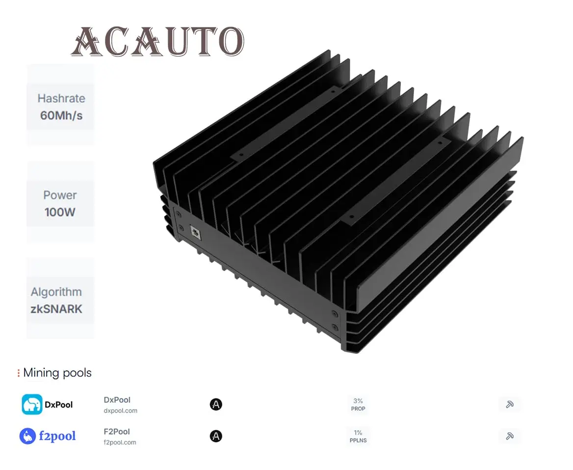 KO BUY 2 GET 1 FREE New ICERIVER ALEO AE0 60Mh/s 100w Asic Miner ALPH Crypto Mining zkSNARK Algorithm Alephium Miner Machin
KO BUY 2 GET 1 FREE New ICERIVER ALEO AE0 60Mh/s 100w Asic Miner ALPH Crypto Mining zkSNARK Algorithm Alephium Miner Machin