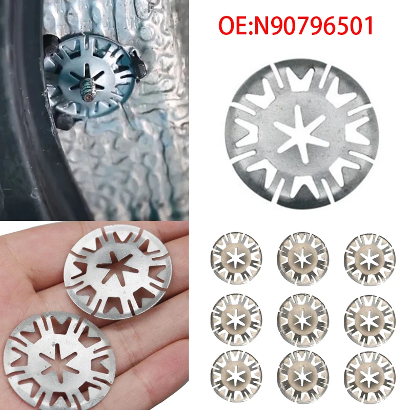 10Pcs Undertray Exhaust Heat Shield Metal Spring Washer Fixing Clip Nut Insulating METAL CLAMP Car Parts Ready Stock
10Pcs Undertray Exhaust Heat Shield Metal Spring Washer Fixing Clip Nut Insulating METAL CLAMP Car Parts Ready Stock