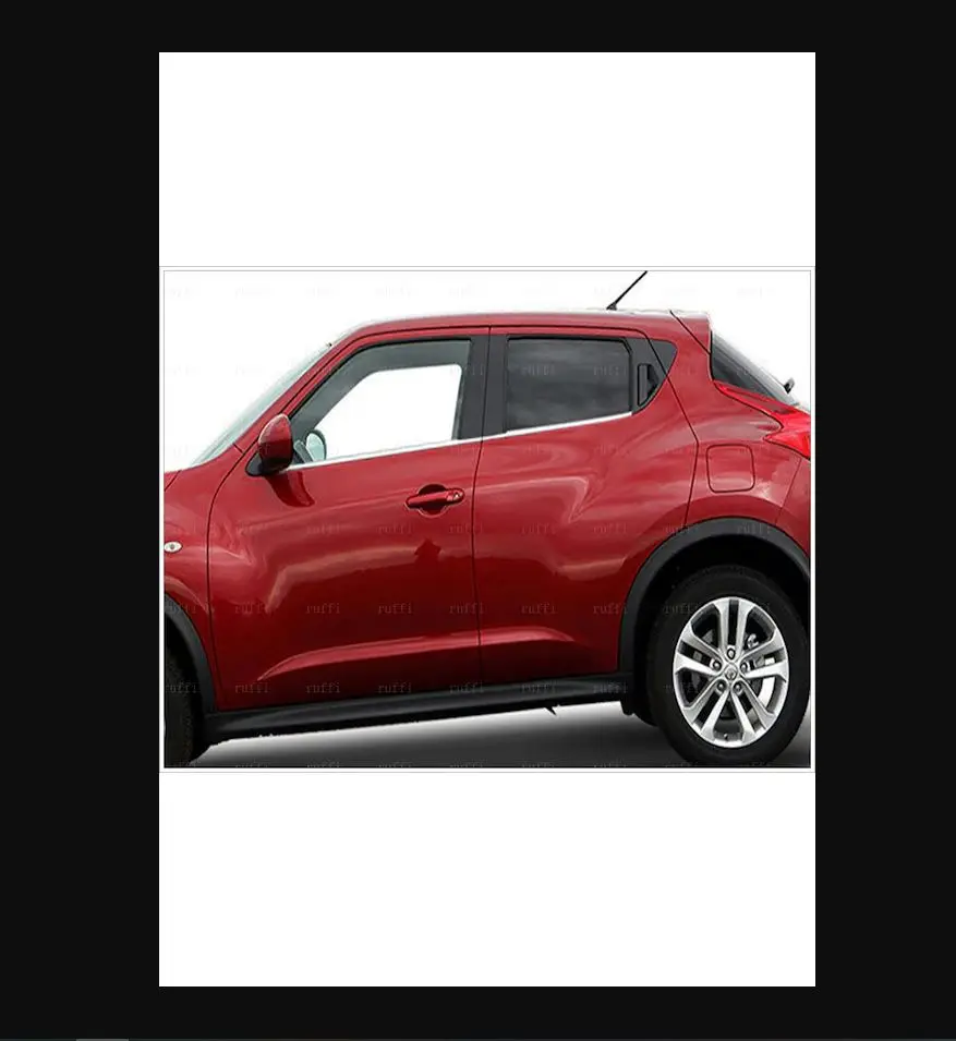 Для Nissan Juke хромированная оконная рама 4 шт. Диффузор-бампер из нержавеющей стали 2010-2019
Для Nissan Juke хромированная оконная рама 4 шт. Диффузор-бампер из нержавеющей стали 2010-2019