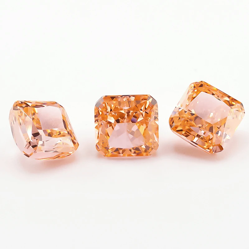 Size 5x5mm 09#Morganite Color Square Octangle Radiant Crushed Ice Cut CZ Stone 5A Zircon Loose Cubic Zirconia Synthetic Gemstone
Size 5x5mm 09#Morganite Color Square Octangle Radiant Crushed Ice Cut CZ Stone 5A Zircon Loose Cubic Zirconia Synthetic Gemstone
