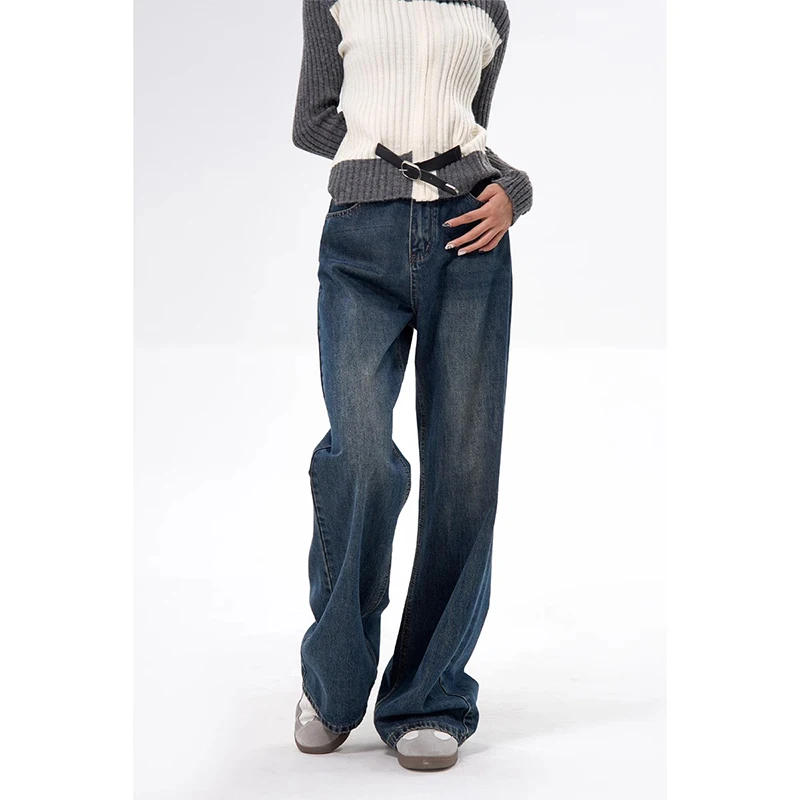 Fashion Wide Leg Pants Baggy Full Length High Street Harajuku Jeans Y2K Straight Denim Trousers Women Casual Retro
Fashion Wide Leg Pants Baggy Full Length High Street Harajuku Jeans Y2K Straight Denim Trousers Women Casual Retro