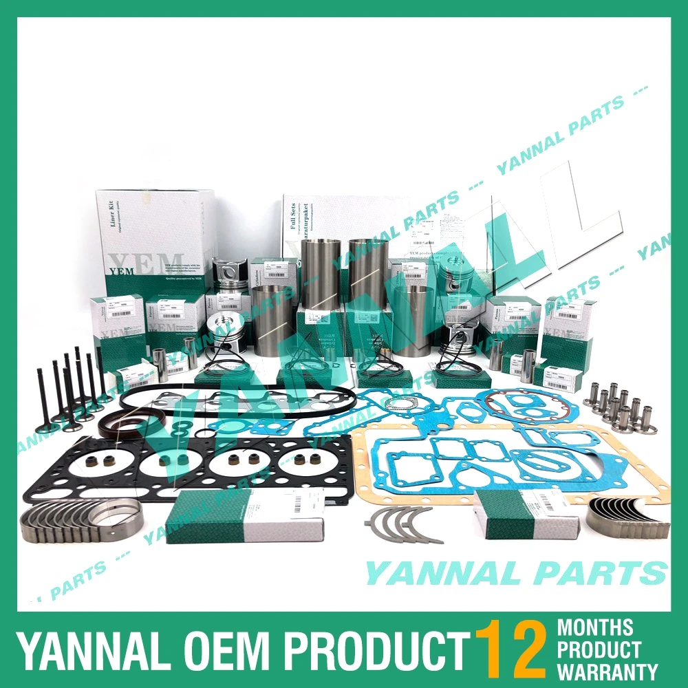 Комплект для капитального ремонта двигателя Kubota V2003 V2003T V2003E для экскаваторов Bobcat 337D 341D
Комплект для капитального ремонта двигателя Kubota V2003 V2003T V2003E для экскаваторов Bobcat 337D 341D