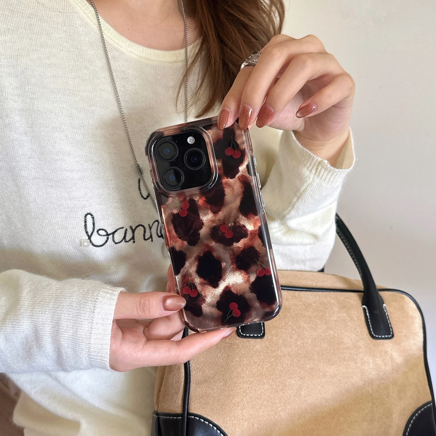 ISN Fashion Leopard Print Cute Cherry Phone Case for iPhone 16 Pro 15 14 Pro Max 13 Cover with Ring New Shock Protection Cover
ISN Fashion Leopard Print Cute Cherry Phone Case for iPhone 16 Pro 15 14 Pro Max 13 Cover with Ring New Shock Protection Cover