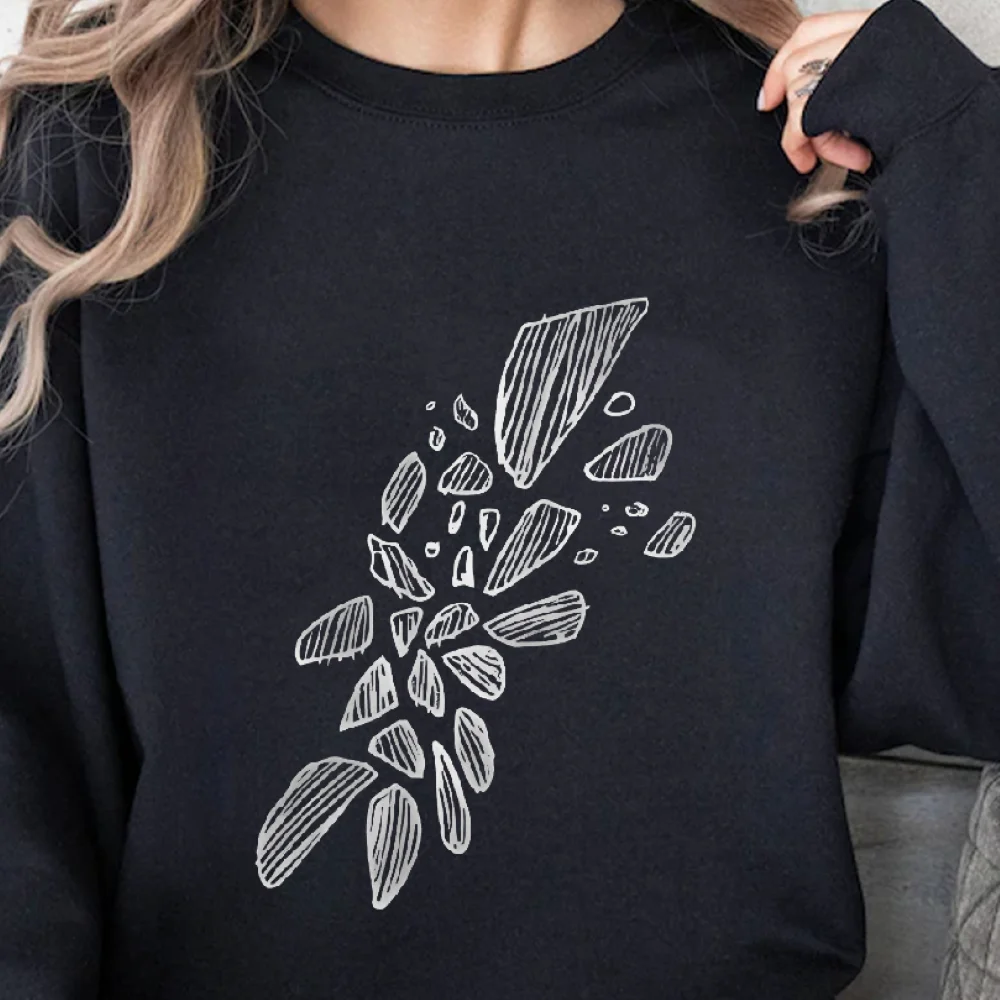 Толстовка с абстрактным узором в виде листьев, художественный эскиз, уникальный эстетичный модный модный повседневный свободный топ с длинными рукавами
Толстовка с абстрактным узором в виде листьев, художественный эскиз, уникальный эстетичный модный модный повседневный свободный топ с длинными рукавами