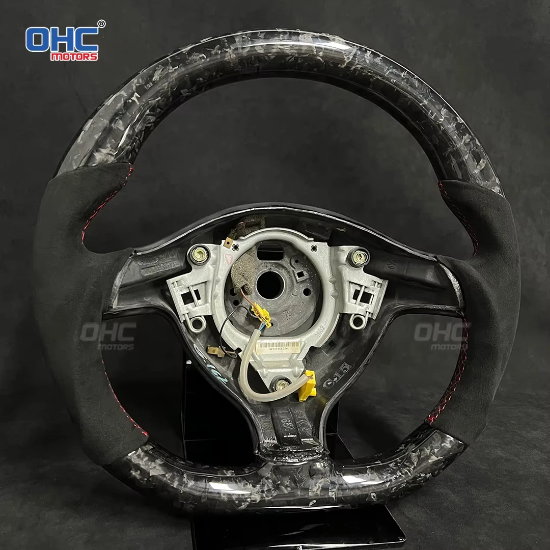 OHC Кованое рулевое колесо из углеродного волокна для сиденья Индивидуальное рулевое колесо из алькантары без подушки безопасности
OHC Кованое рулевое колесо из углеродного волокна для сиденья Индивидуальное рулевое колесо из алькантары без подушки безопасности