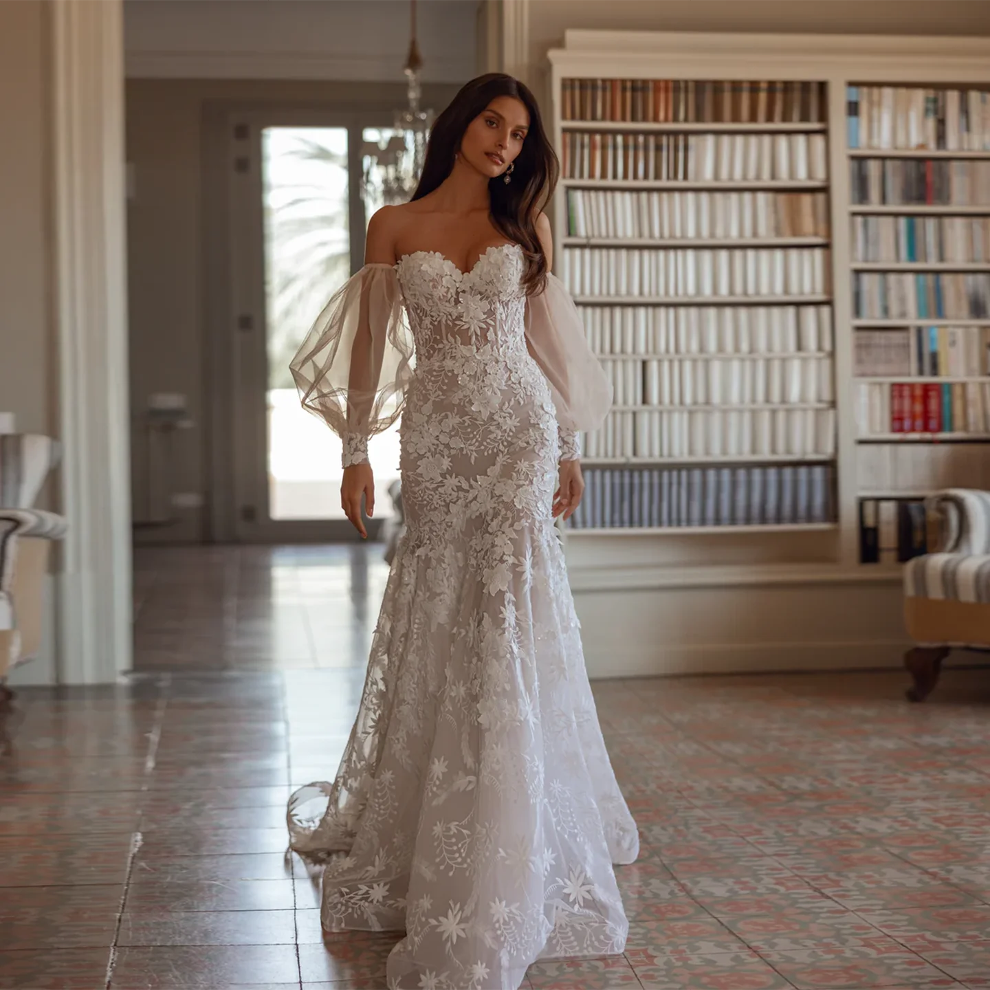 Sharon Said Sexy Corset Mermaid Off White Tulle Wedding Dress 2025 Romantic Puff Sleeve Sweetheart Bride Gowns SW402 Customized
Sharon Said Sexy Corset Mermaid Off White Tulle Wedding Dress 2025 Romantic Puff Sleeve Sweetheart Bride Gowns SW402 Customized