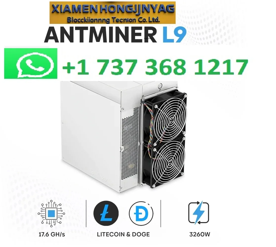 BUY NOW GET TOMORROW !!! BUY 25 AND GET 15 FREE NEW ORIGINAL Bitmain Antminer L9 Litecoin & Dogecoin Miner 16.2Gh/s
BUY NOW GET TOMORROW !!! BUY 25 AND GET 15 FREE NEW ORIGINAL Bitmain Antminer L9 Litecoin & Dogecoin Miner 16.2Gh/s