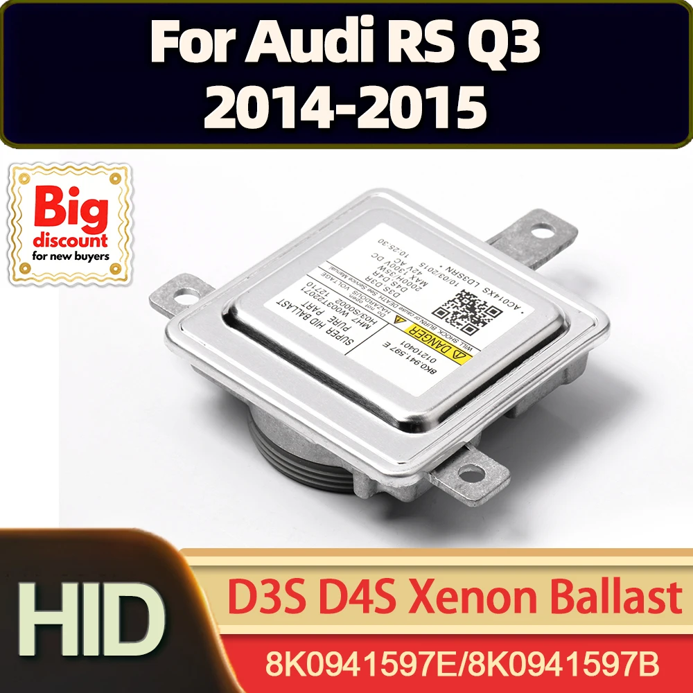 TEENRAM HID Xenon Headlight Ballast Control Unit OEM 8K0941597E 8K0941597B Xenon Light Ballast D3S D4S For Audi RS Q3 2014-2015
TEENRAM HID Xenon Headlight Ballast Control Unit OEM 8K0941597E 8K0941597B Xenon Light Ballast D3S D4S For Audi RS Q3 2014-2015
