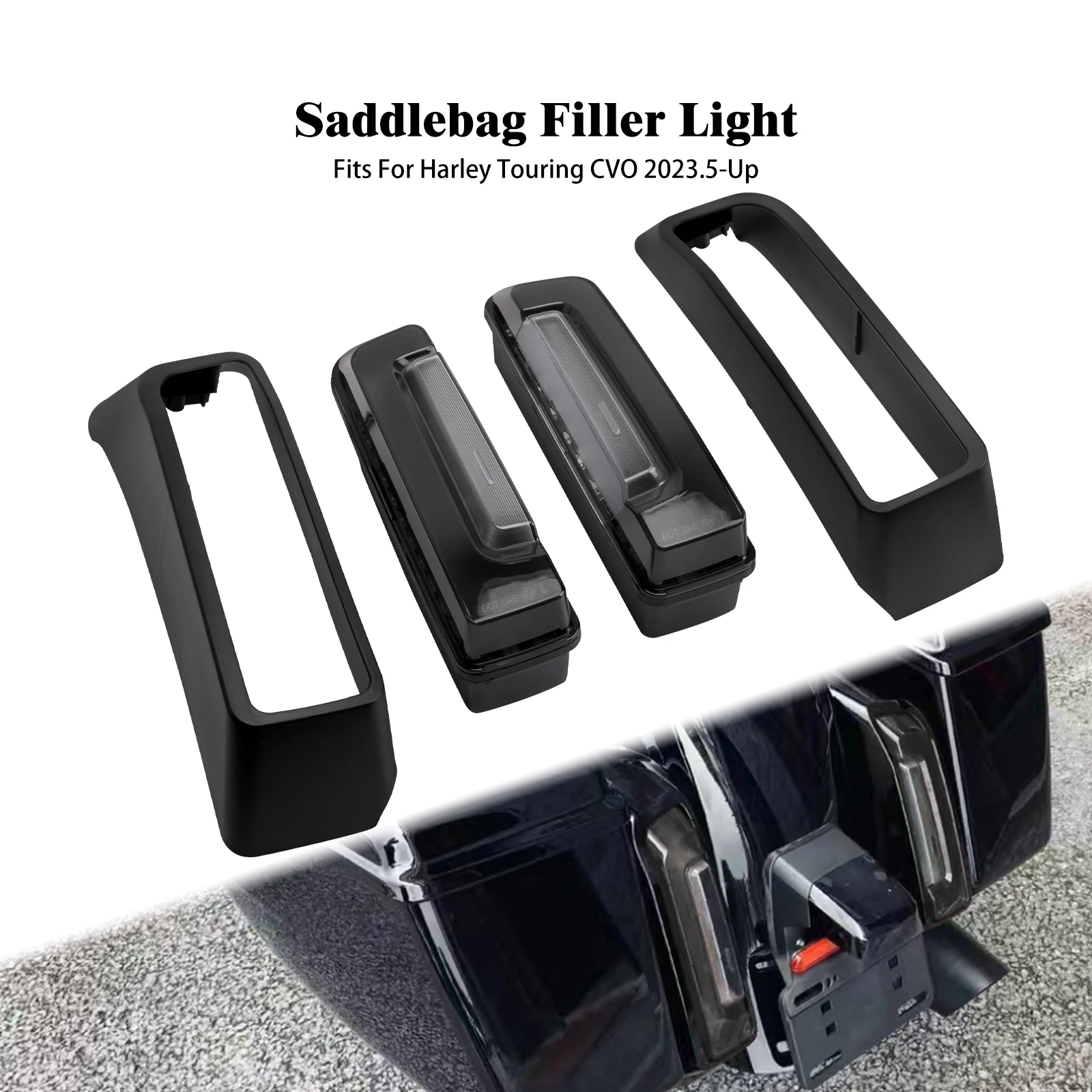 Motorcycle Saddlebag Run Brake Indicator Lamp Rear Fender Side Light Fit For Harley CVO Street Glide Road Glide ST 2024-Up
Motorcycle Saddlebag Run Brake Indicator Lamp Rear Fender Side Light Fit For Harley CVO Street Glide Road Glide ST 2024-Up