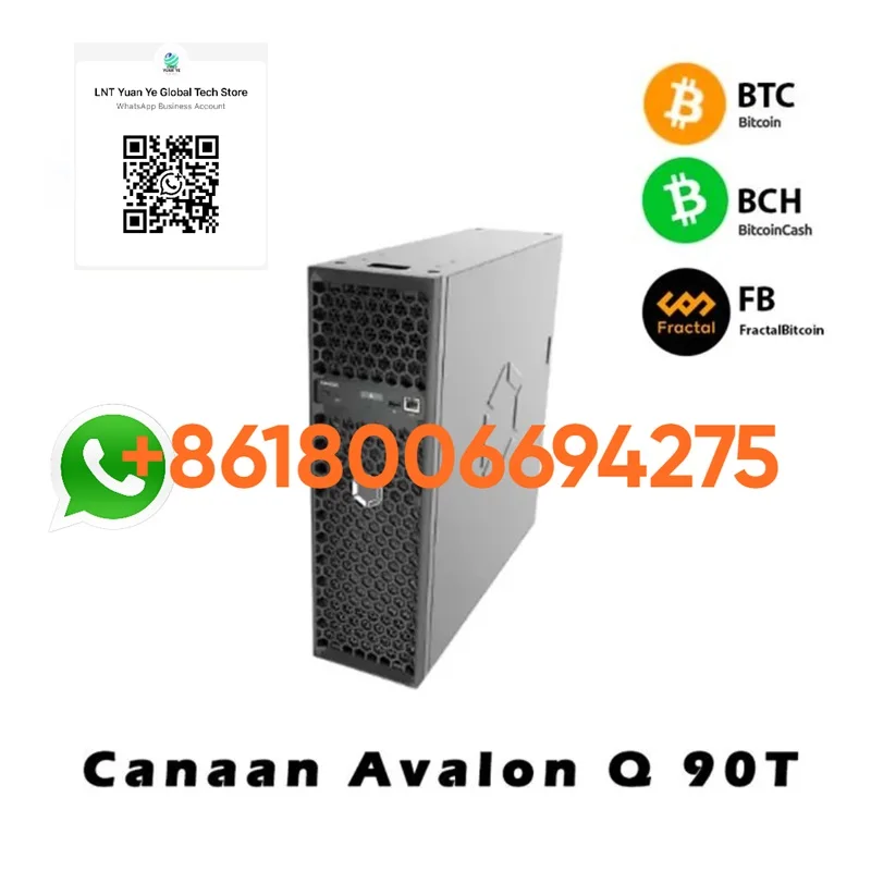 B. PREMIUM Canaan Avalon Q 90TH/s 1674W ASIC Bitcoin Miner With PSU, 110V/220V
B. PREMIUM Canaan Avalon Q 90TH/s 1674W ASIC Bitcoin Miner With PSU, 110V/220V