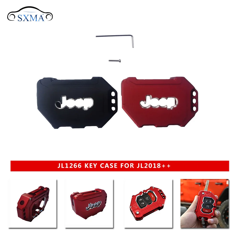 SXMA Key Bag Fob Cover Protection Shell Aluminum Alloy for Jeep W rangler JL 2018++ Red Black Optional
SXMA Key Bag Fob Cover Protection Shell Aluminum Alloy for Jeep W rangler JL 2018++ Red Black Optional