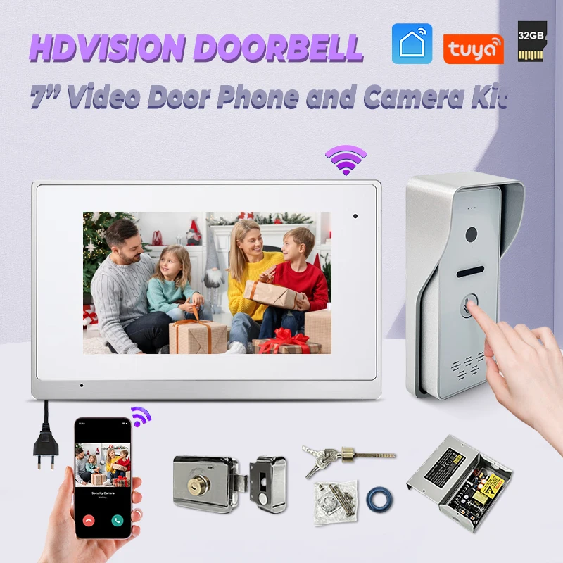 Popular and Best Price Smart WIFI Tuya Video Intercom System Remote Unlocking Ring Video Doorbell Camera Wifi
Popular and Best Price Smart WIFI Tuya Video Intercom System Remote Unlocking Ring Video Doorbell Camera Wifi
