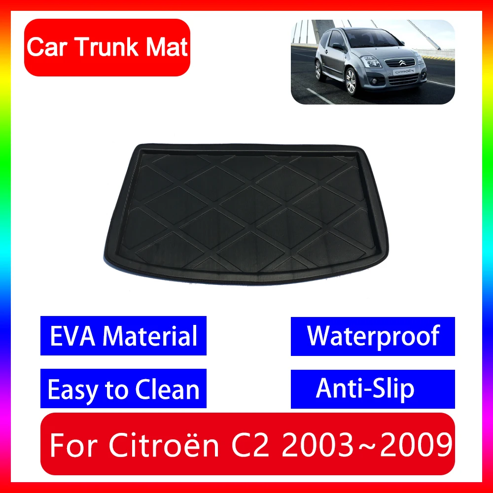 Car Cargo Liner box Mat For Citroen C2 2003 2004 2005 2006 2007 2008 2009 Anti-slip Trunk Mat Trunk Carpet Interior Accessories
Car Cargo Liner box Mat For Citroen C2 2003 2004 2005 2006 2007 2008 2009 Anti-slip Trunk Mat Trunk Carpet Interior Accessories