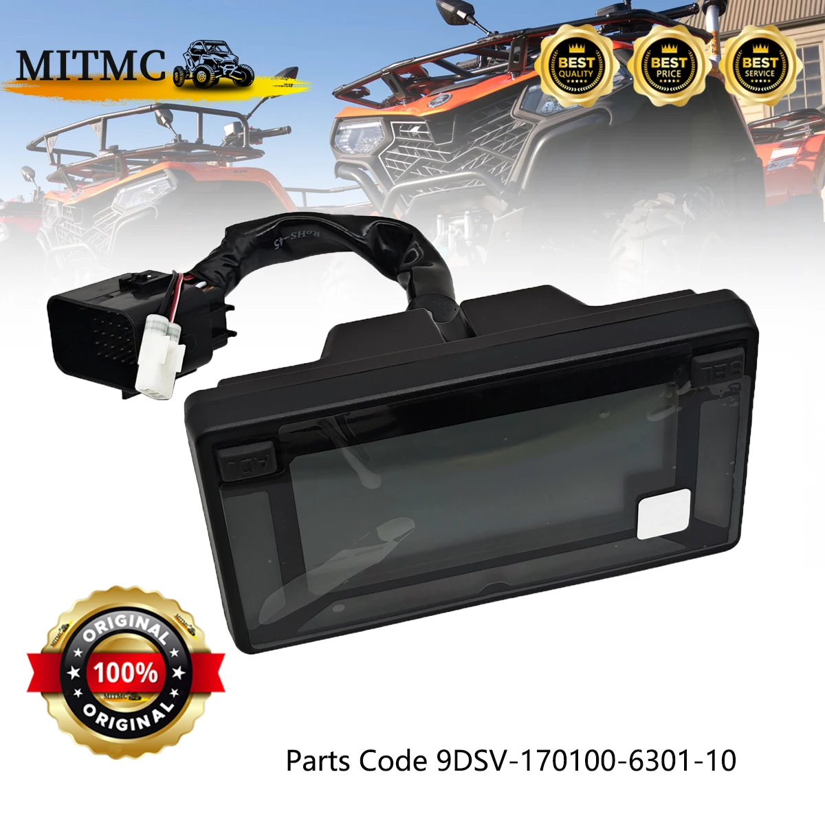 Original LCD Dashboard Meter Digital Dash Speedometer For CF 600 Cforce 600 625 Touring X6 CF600AU CF600 9DSV-170100-6301-10 
Original LCD Dashboard Meter Digital Dash Speedometer For CF 600 Cforce 600 625 Touring X6 CF600AU CF600 9DSV-170100-6301-10