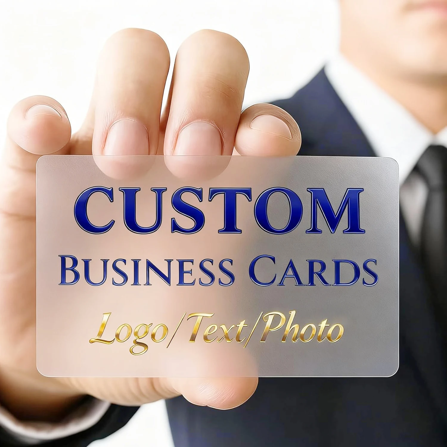 Custom frosted translucent PVC business cards, semi-clear plastic business visit cards, high-definition printed business cards
Custom frosted translucent PVC business cards, semi-clear plastic business visit cards, high-definition printed business cards