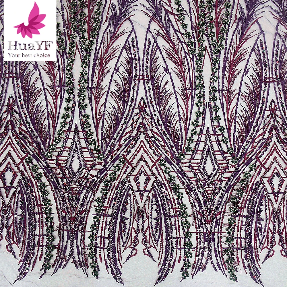 Purple 3D Flower Tassel Lace Fabric Tulle with Beads and Sequins For Women Dress HY2047
Purple 3D Flower Tassel Lace Fabric Tulle with Beads and Sequins For Women Dress HY2047