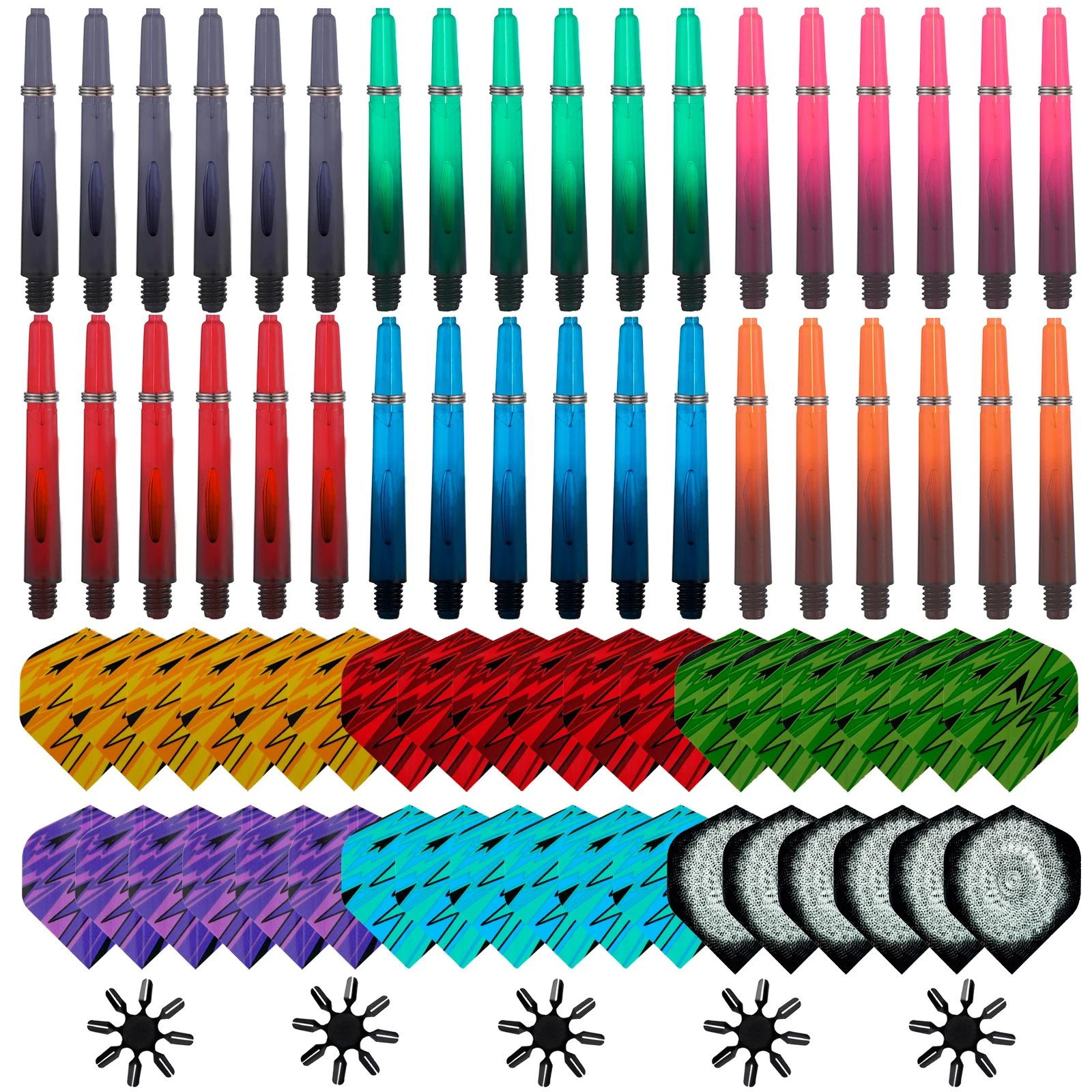 Набор аксессуаров для дротиков Huanqu113 включает в себя: 36 дротиков, 36 валов для дротиков, 5 защитных устройств для дротиков, 36 пружинных колец, подходит для всех игроков в дартс.
Набор аксессуаров для дротиков Huanqu113 включает в себя: 36 дротиков, 36 валов для дротиков, 5 защитных устройств для дротиков, 36 пружинных колец, подходит для всех игроков в дартс.