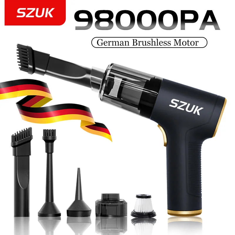 SZUK 98000PA Car Vacuum Clenaer Mini Cordlees Powerful Wirelens Handheid Cleinang Machine Car Cleaner Portoble Vaccum Cleanes
SZUK 98000PA Car Vacuum Clenaer Mini Cordlees Powerful Wirelens Handheid Cleinang Machine Car Cleaner Portoble Vaccum Cleanes