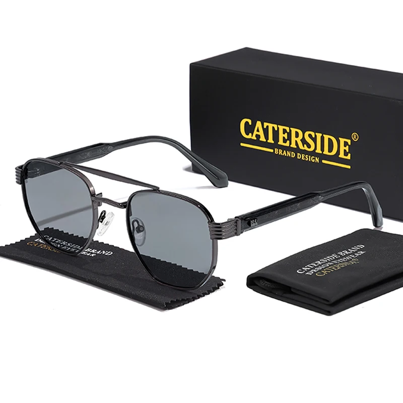 CATERSIDE Trend Vintage Polygon Sunglasses for Woman Metal Flat Top Double Bridges Women's Sun Glasses Brand Design Eyewear
CATERSIDE Trend Vintage Polygon Sunglasses for Woman Metal Flat Top Double Bridges Women's Sun Glasses Brand Design Eyewear