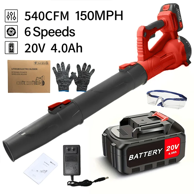 Ultra-high power leaf blower cordless blower garden leaves suitable for garden cleaning, dust removal and snow removal
Ultra-high power leaf blower cordless blower garden leaves suitable for garden cleaning, dust removal and snow removal