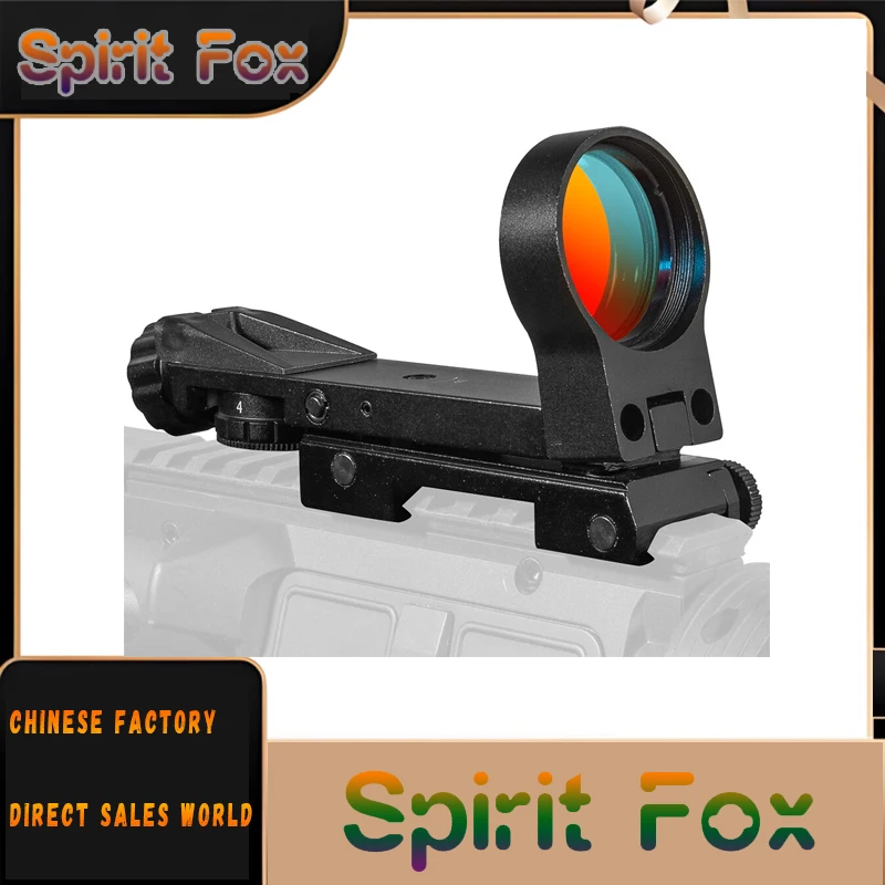 Spirit FOX1X30 round head with internal red dot 20MM guide rail telescope with iris and four variable points in red
Spirit FOX1X30 round head with internal red dot 20MM guide rail telescope with iris and four variable points in red