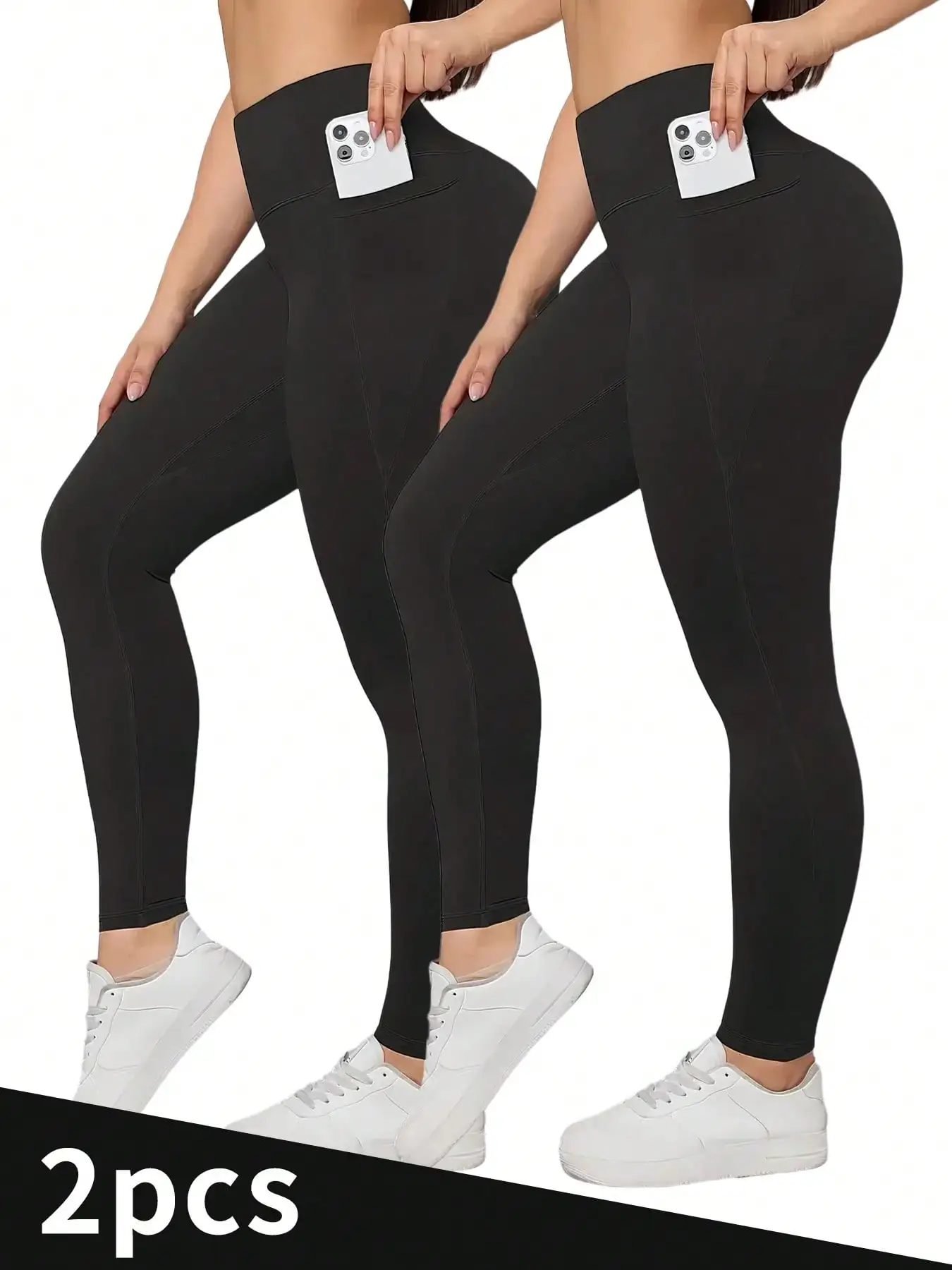 Комплект из 2 леггинсов с карманами, женские брюки для йоги с высокой талией и контролем живота, узкие брюки для тренировок с подтяжкой ягодиц для езды на велосипеде
Комплект из 2 леггинсов с карманами, женские брюки для йоги с высокой талией и контролем живота, узкие брюки для тренировок с подтяжкой ягодиц для езды на велосипеде