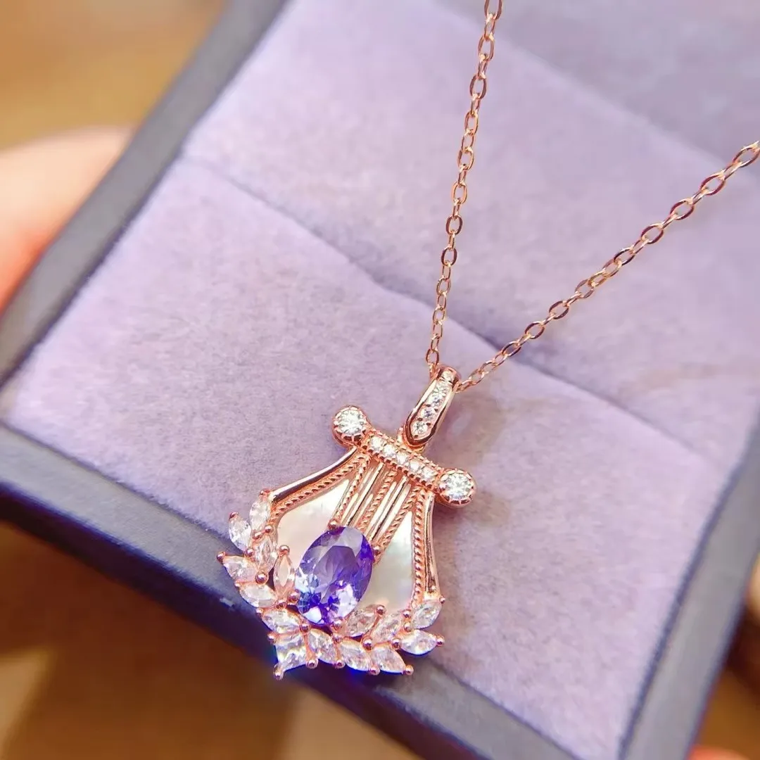 KJJEAXCMY Natural Tanzanite Women's Pendant S925 Pure Silver Exquisite Inlaid High Clarity Support Testing New Year's Gift
KJJEAXCMY Natural Tanzanite Women's Pendant S925 Pure Silver Exquisite Inlaid High Clarity Support Testing New Year's Gift