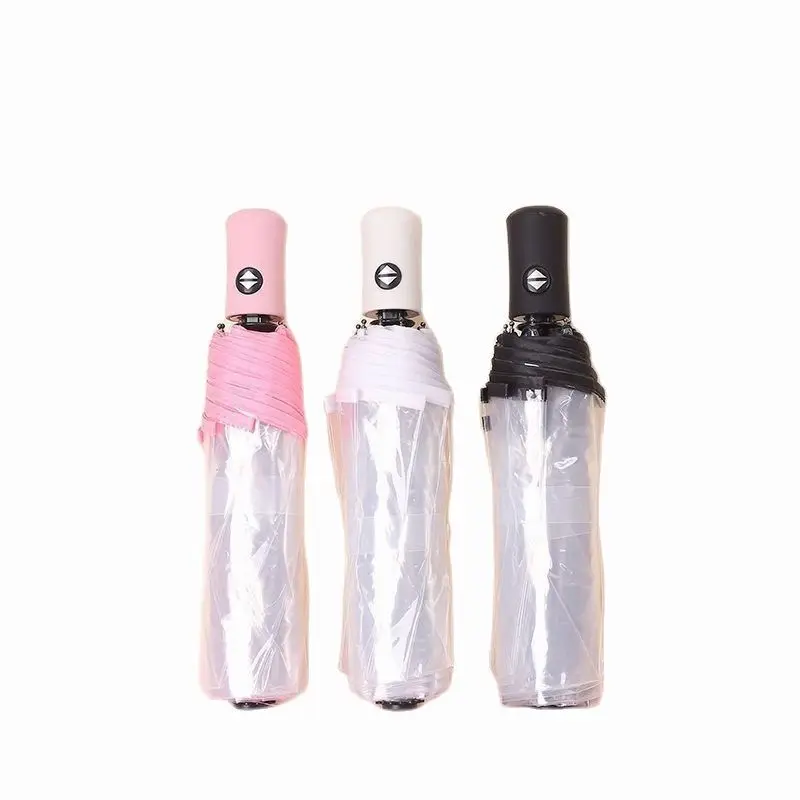 Transparent Windproof Automatic Folding Umbrella, Unisex Outdoor Travel Business Simple Portable Car Sun Umbrella
Transparent Windproof Automatic Folding Umbrella, Unisex Outdoor Travel Business Simple Portable Car Sun Umbrella