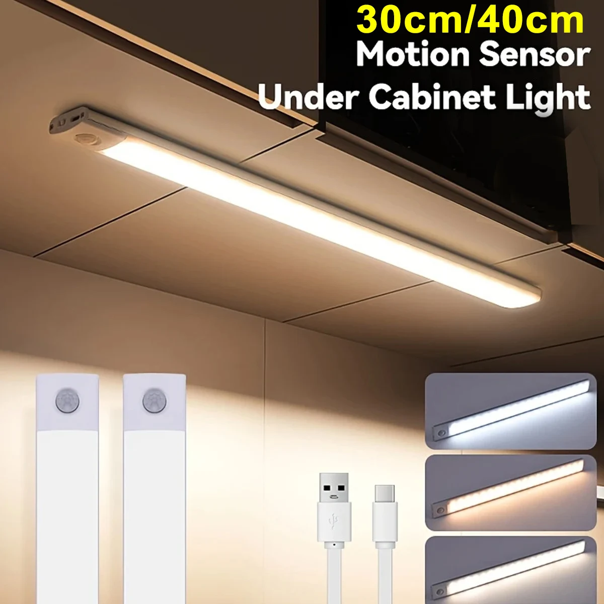 Перезаряжаемый светодиодный светильник с датчиком движения USB, портативный ночник для кухни, прикроватной тумбочки, шкафа, гардероба
Перезаряжаемый светодиодный светильник с датчиком движения USB, портативный ночник для кухни, прикроватной тумбочки, шкафа, гардероба