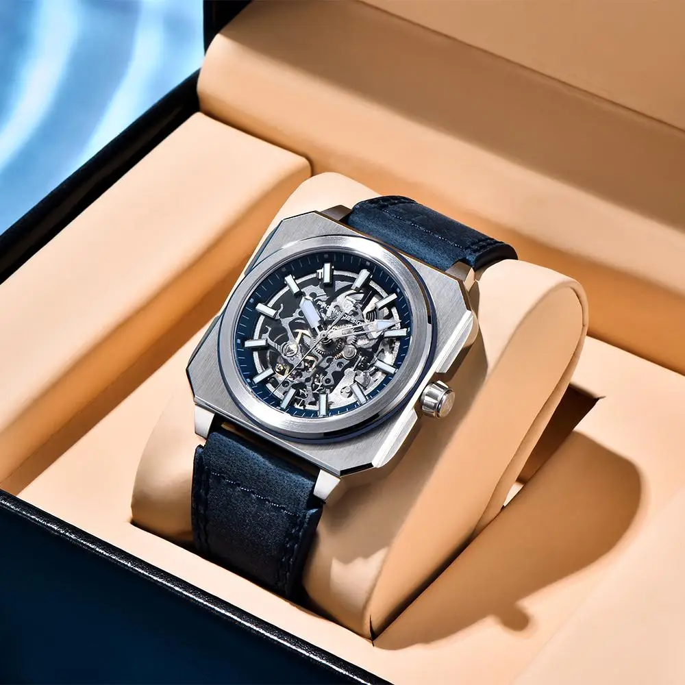 PAGANI DESIGN 38mm Square Luminous Dial 50m Waterproof Tourbillon Men's Mechanical Automatic Watch 2024 Hot Selling PD1791 
PAGANI DESIGN 38mm Square Luminous Dial 50m Waterproof Tourbillon Men's Mechanical Automatic Watch 2024 Hot Selling PD1791