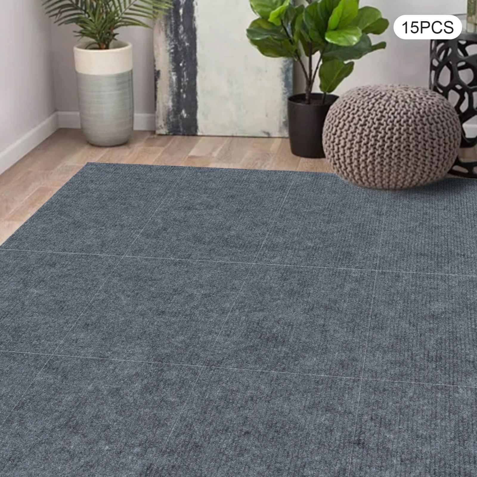 24" x 24" Peel and Stick Carpet Tile, 15 Pcs Peel and Stick Carpet Tiles, Commercial &Home Carpet Tiles for Living Rooms,Bedroom
24" x 24" Peel and Stick Carpet Tile, 15 Pcs Peel and Stick Carpet Tiles, Commercial &Home Carpet Tiles for Living Rooms,Bedroom