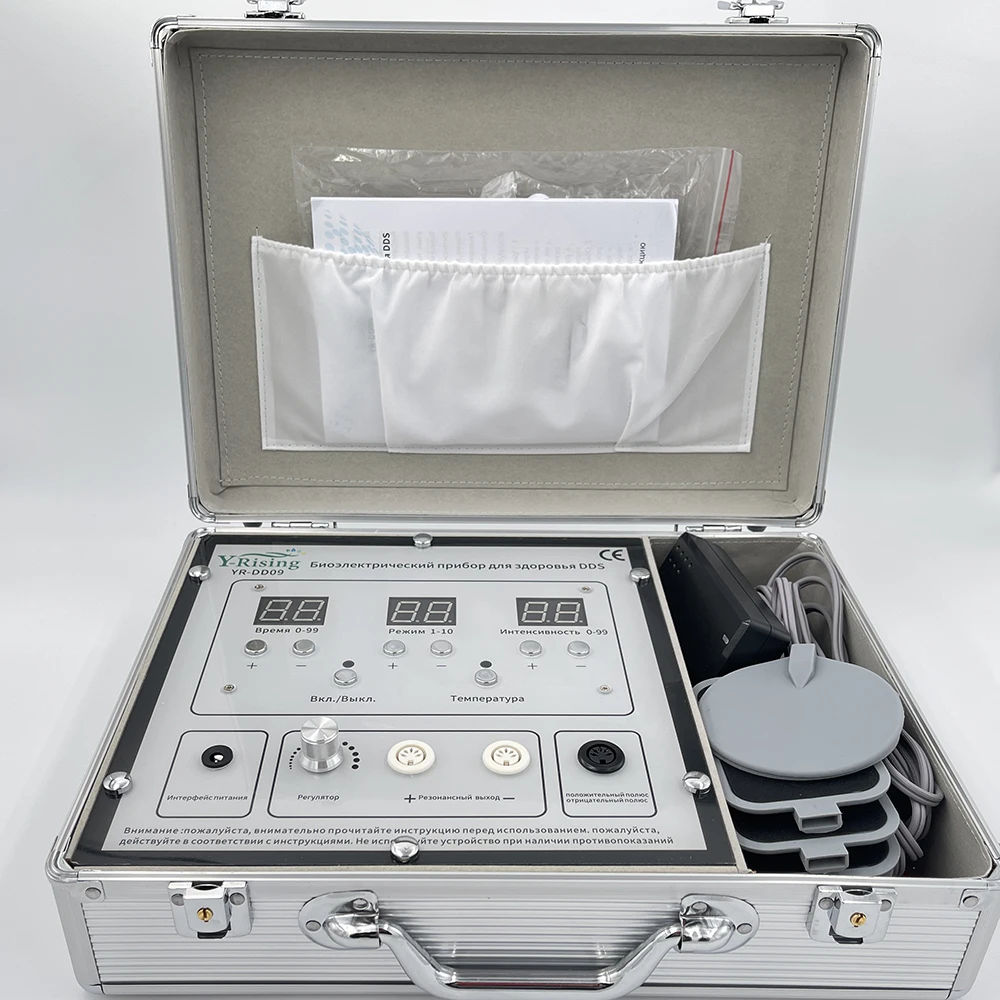 High Quality Multi Functions Dds Bioelectrical Body Massager Russian English version Machine with Probes
High Quality Multi Functions Dds Bioelectrical Body Massager Russian English version Machine with Probes