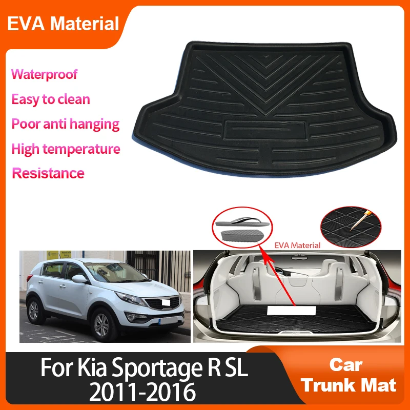 Для Kia Sportage R SL 2011 ~ 2016 коврик для багажника, задний багажник, водонепроницаемая защитная накладка для хранения, автомобильные противоскользящие аксессуары для интерьера
Для Kia Sportage R SL 2011 ~ 2016 коврик для багажника, задний багажник, водонепроницаемая защитная накладка для хранения, автомобильные противоскользящие аксессуары для интерьера