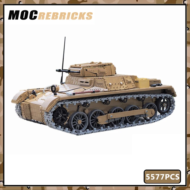 Moc Building Blocks B Light Tank 1:8 Scale RC Model DIY Assembled Bricks Technical Military Series Creative Toys Birthday Gifts
Moc Building Blocks B Light Tank 1:8 Scale RC Model DIY Assembled Bricks Technical Military Series Creative Toys Birthday Gifts
