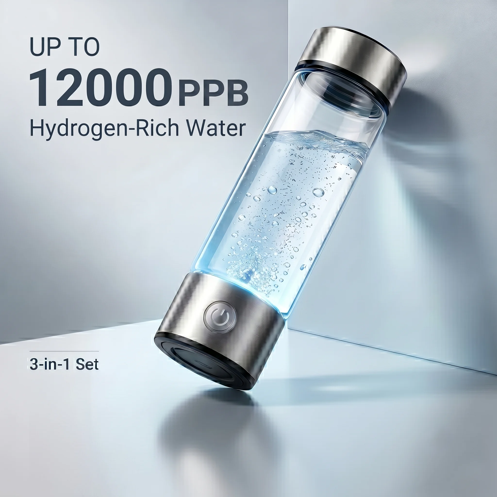 12000PPB SPE PEM Hydrogen Water Generator Bottle Portable Rechargeable Alkaline Ionizer Cup Health Drinkware for Home Travel
12000PPB SPE PEM Hydrogen Water Generator Bottle Portable Rechargeable Alkaline Ionizer Cup Health Drinkware for Home Travel