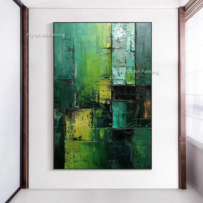 Hand Painted Green Abstract Oil Painting On Canvas Abstract Green Wall Art For Living Room Bedroom Canvas Modern Art Decoration
Hand Painted Green Abstract Oil Painting On Canvas Abstract Green Wall Art For Living Room Bedroom Canvas Modern Art Decoration