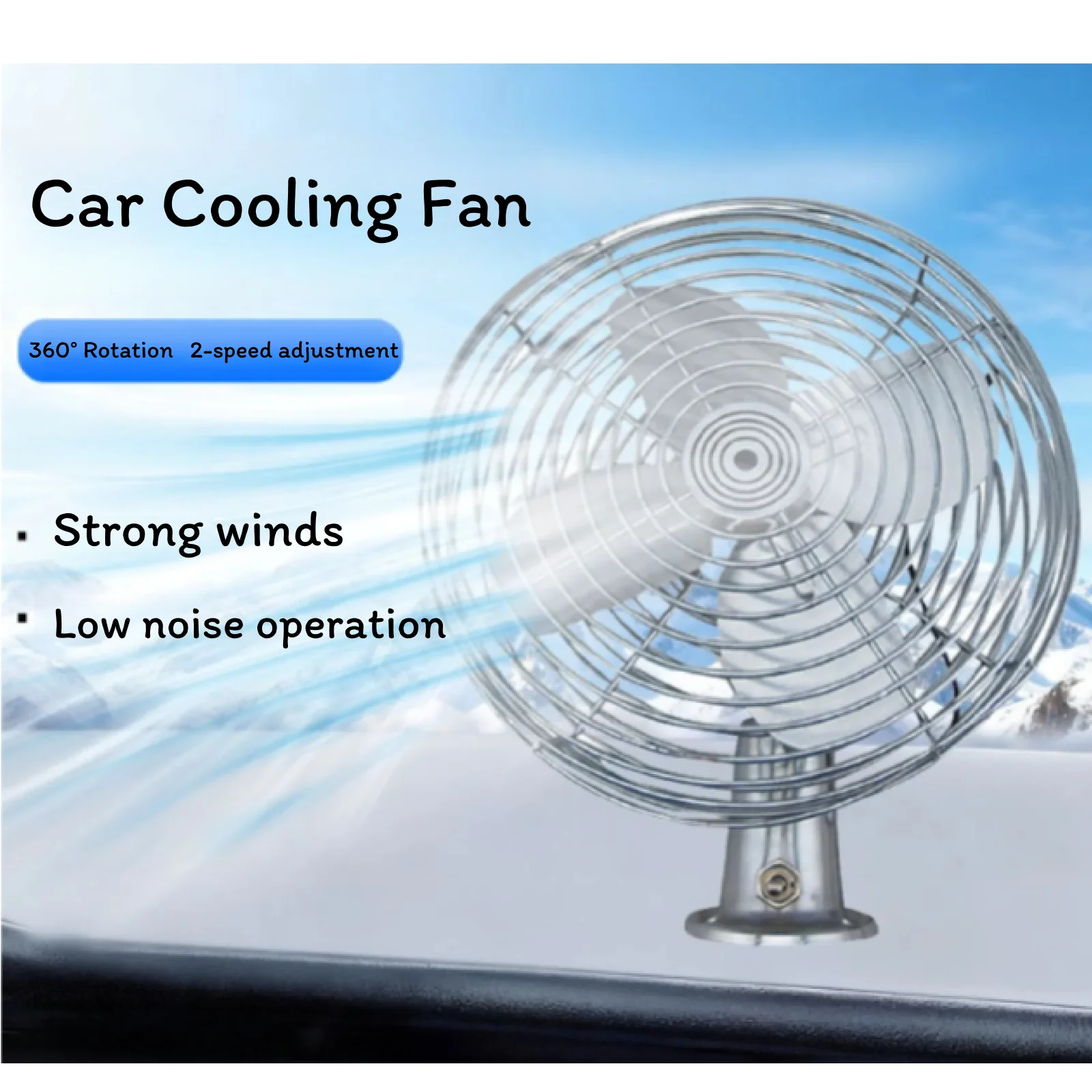 Car Cooling Fan 6 Inch 12V Metal 2 Speed Adjustment Strong Wind Power Silent Truck Fan Duty Easy Installation Wear Resistant
Car Cooling Fan 6 Inch 12V Metal 2 Speed Adjustment Strong Wind Power Silent Truck Fan Duty Easy Installation Wear Resistant