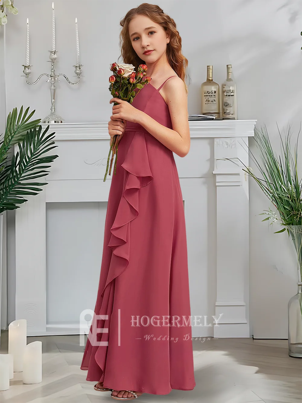 B Luxurious A Line Junior Bridesmaid Dress Flower Girl Dress Chiffon Floor Length Asymmetrical Style Perfect For Girls Party
B Luxurious A Line Junior Bridesmaid Dress Flower Girl Dress Chiffon Floor Length Asymmetrical Style Perfect For Girls Party
