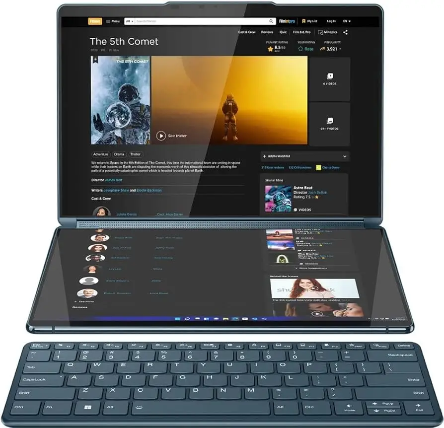BEST SALES ON NEW Book 9i 2-in-1 13.3" 2.8K Dual Screen OLED Touch Laptop - Intel Core i7-1355U with 16GB Memory
BEST SALES ON NEW Book 9i 2-in-1 13.3" 2.8K Dual Screen OLED Touch Laptop - Intel Core i7-1355U with 16GB Memory