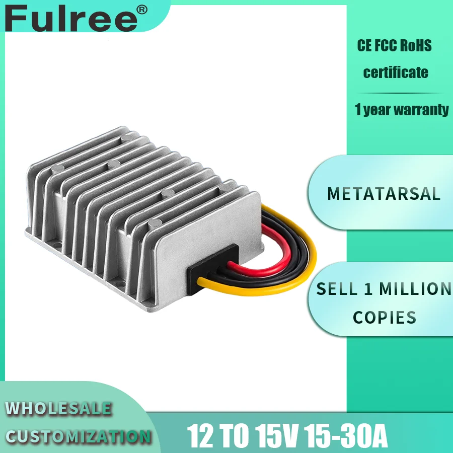 12 volts to 15 volts DC DC Step Up 12v to 15v Voltage Regulator 30A 25A 20A 15A Boost Power Converter Non Isolated
12 volts to 15 volts DC DC Step Up 12v to 15v Voltage Regulator 30A 25A 20A 15A Boost Power Converter Non Isolated
