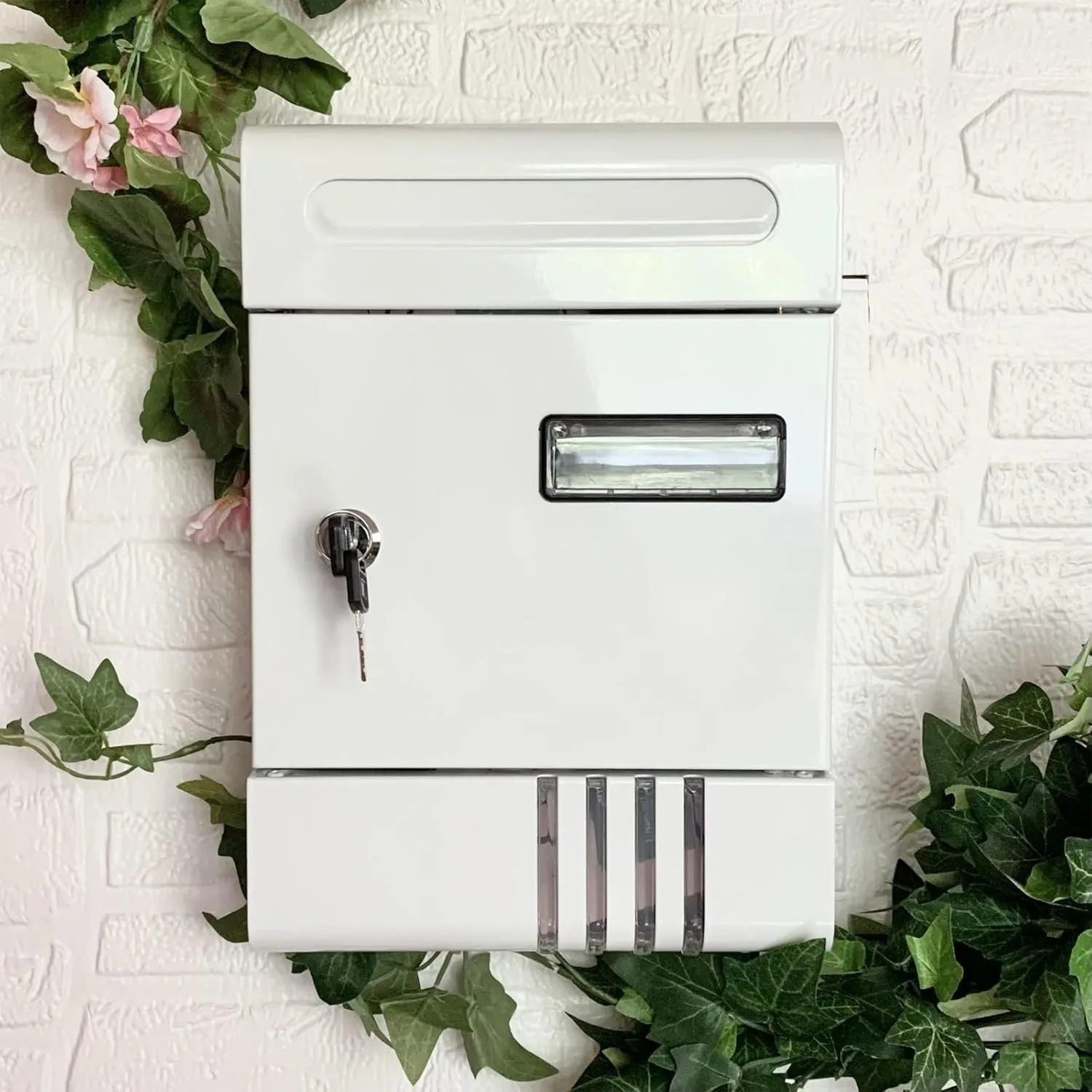 Wall Mount Mailbox Metal Delivery Box Lockable Commercial Windproof with 2 Keys Outdoor Postbox Letterbox for Gate Home
Wall Mount Mailbox Metal Delivery Box Lockable Commercial Windproof with 2 Keys Outdoor Postbox Letterbox for Gate Home
