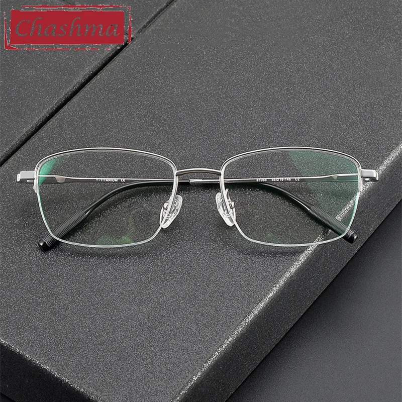 Chashma очки по рецепту мужские высококачественные очки из чистого титана с полуоправой оправы для оптических очков рецепт линзы очки
Chashma очки по рецепту мужские высококачественные очки из чистого титана с полуоправой оправы для оптических очков рецепт линзы очки