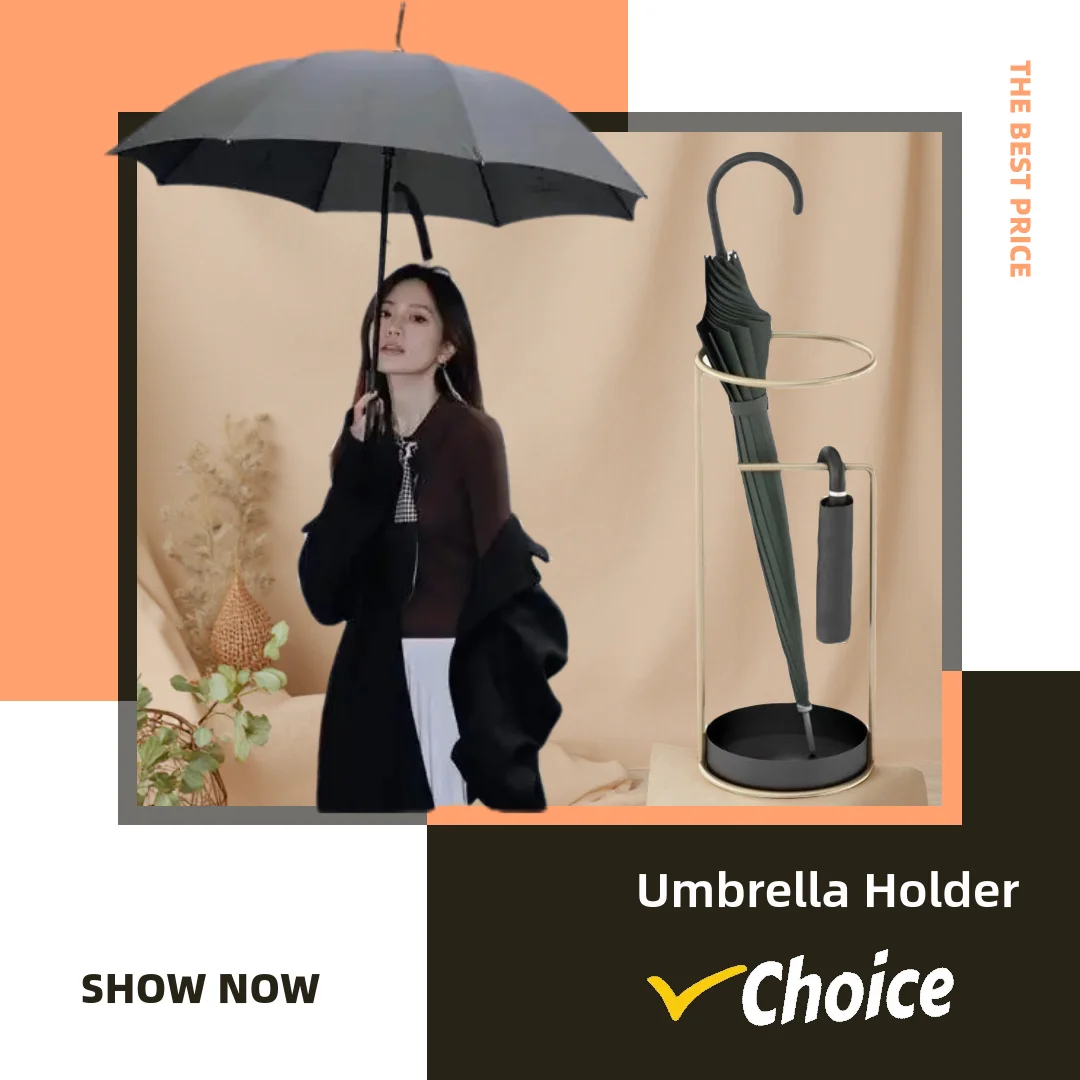 Nordic Iron Umbrella Holder Luxury Light Parasol Stand with Stable Base Fashionable Home Storage Accessory Entryway Rack
Nordic Iron Umbrella Holder Luxury Light Parasol Stand with Stable Base Fashionable Home Storage Accessory Entryway Rack