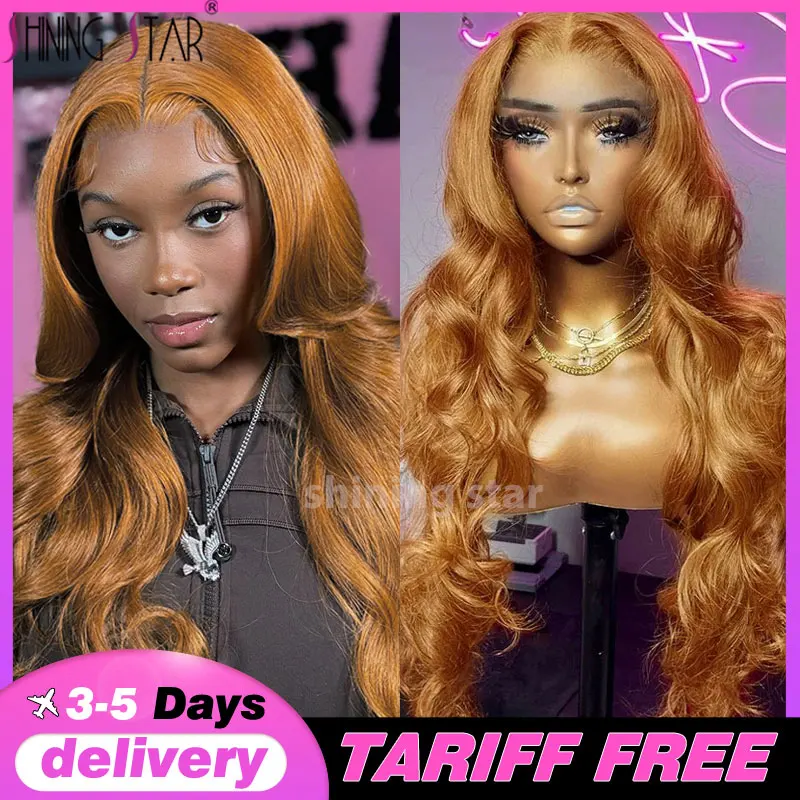 13X6 Ginger Blonde Lace Front Wigs Colored Human Hair Hd Lace Frontal Human Hair Wigs Body Wave Honey Blonde Human Hair Wig 180%
13X6 Ginger Blonde Lace Front Wigs Colored Human Hair Hd Lace Frontal Human Hair Wigs Body Wave Honey Blonde Human Hair Wig 180%
