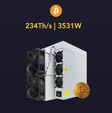 A Original Asic S21 Pro Crypto Miner Antiminer 234 TH/s
A Original Asic S21 Pro Crypto Miner Antiminer 234 TH/s