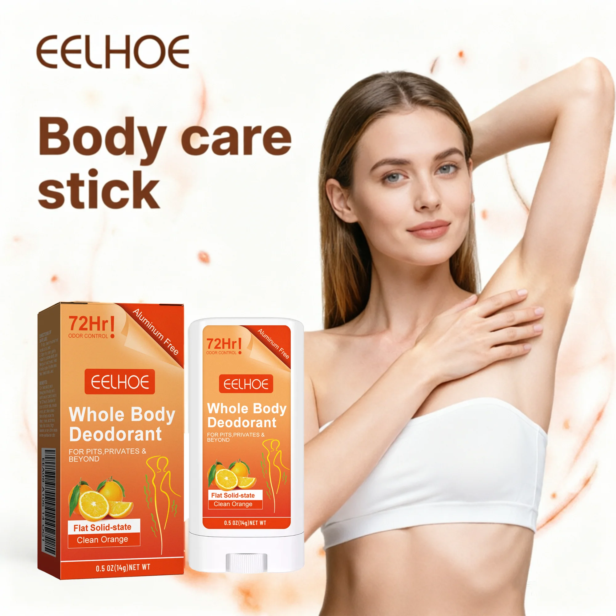 EELHOE Body Care Stick, Summer Refreshing Deodorant And Cleansing for Underarm, Fresh Fragrance Portable Solid
EELHOE Body Care Stick, Summer Refreshing Deodorant And Cleansing for Underarm, Fresh Fragrance Portable Solid
