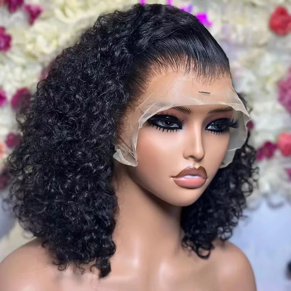 Brazilian Curly Short Bob 13x4 HD Lace Frontal Wigs 230% Deep Water Wave 4x4 Closure Wig Short Bob Wig 100% Human Hair For Women
Brazilian Curly Short Bob 13x4 HD Lace Frontal Wigs 230% Deep Water Wave 4x4 Closure Wig Short Bob Wig 100% Human Hair For Women